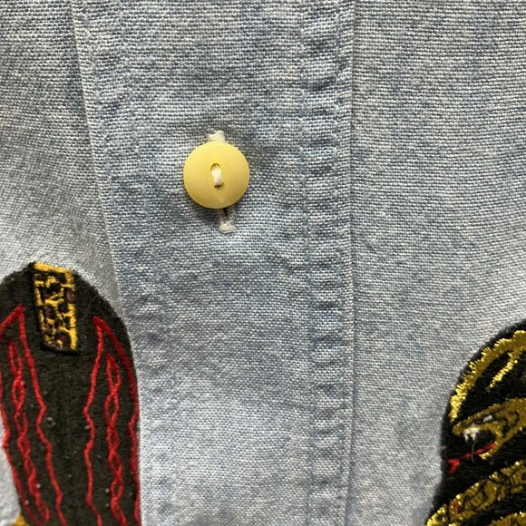 Sz. Small Wester Button Down Embroidered Boots 22.50" PTP - Picture 6 of 10